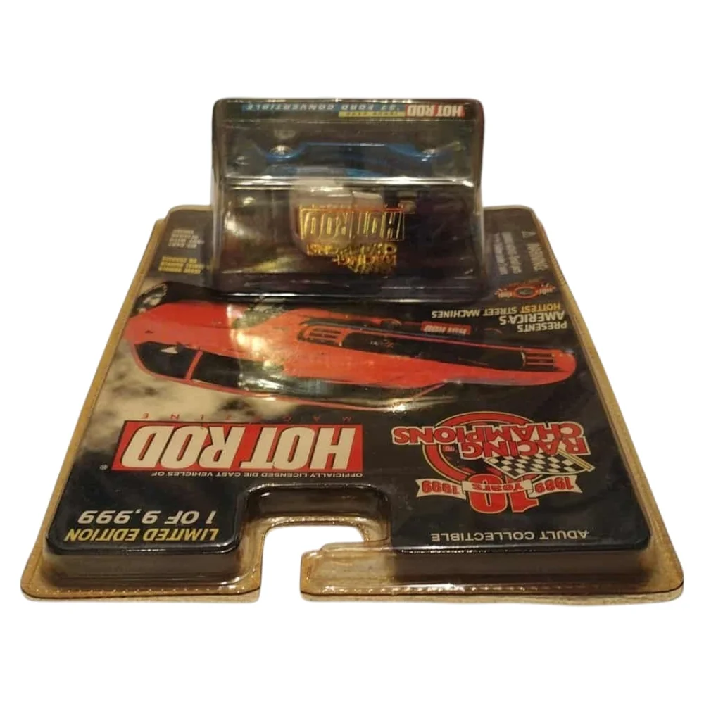 Racing Champions Hot Rod Magazine 1937 Ford Convertible die-cast car!